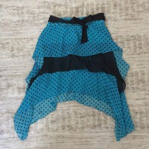 🖤 Handkerchief Polka Dot Skirt